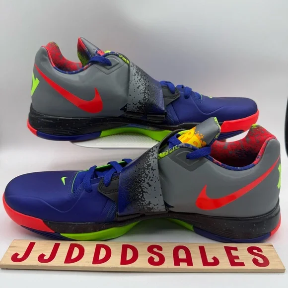 Nike Zoom Kd 4 IV Nerf Basketball Concord Bright Crimson FQ8180-400 Men’s Sz 16
